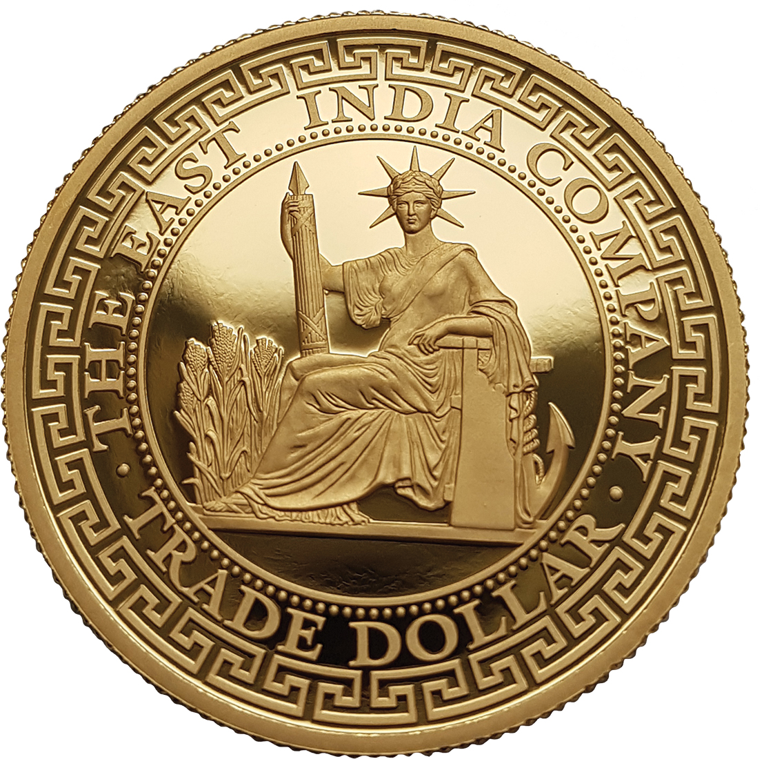 Design / reverse of 2020 French Trade Dollar 1oz Gold Proof Coin