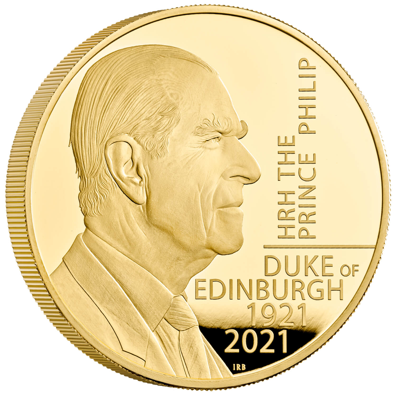 Design / reverse of 2021 HRH The Prince Philip, Duke Of Edinburgh UK Five-Ounce Gold Proof Coin