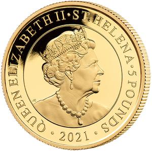 Reverse of 2021 Modern Chinese Trade Dollar 1oz Gold Proof Coin