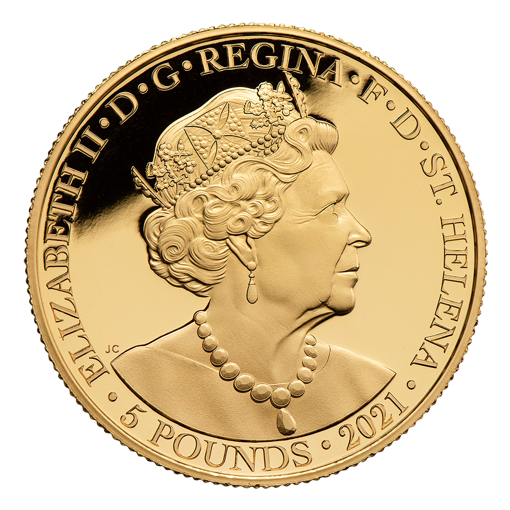 Portrait / obverse of 2021 Napoleon’s Angel 1oz Gold Proof Coin