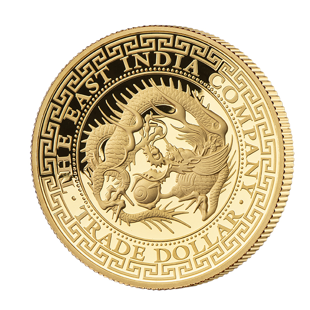 Obverse of 2019 Japanese Trade Dollar 1oz Gold Proof Coin